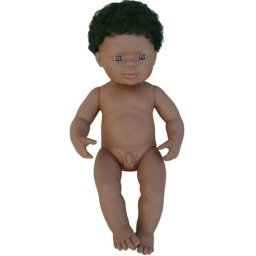 Papusa Afroamerican Baiat 38 cm - Miniland