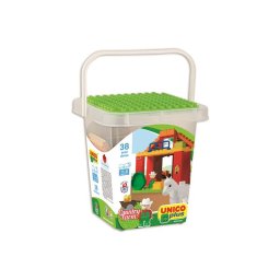 Joc de construit 38 piese Farm Unico A Haberkorn
