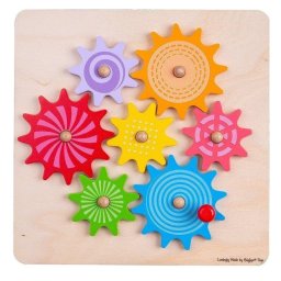 Puzzle din lemn cu rotite