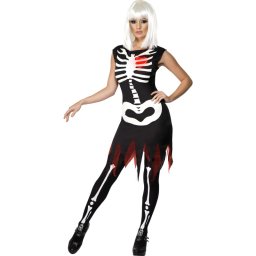 Costum schelet femei sexy - s marimea s
