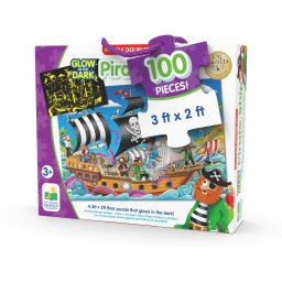 Puzzle straluceste in intuneric - barca piratilor
