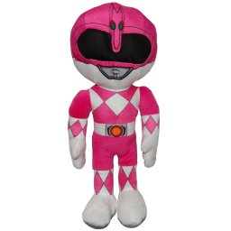 Jucarie din plus pink ranger, power rangers, 37 cm