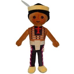 Jucarie din plus amerindian, playmobil, 30 cm