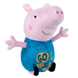 Jucarie din plus george go explore!, peppa pig, 25 cm