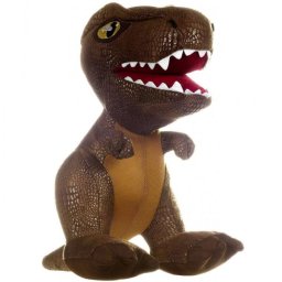 Jucarie din material textil t-rex, jurassic world, 25 cm