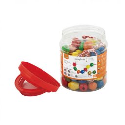 Set 90 de margele din lemn de insirat, viga