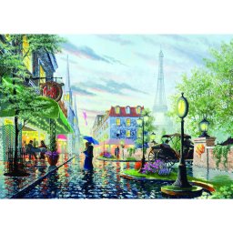 Puzzle 2000 piese - Summer Rain, Paris