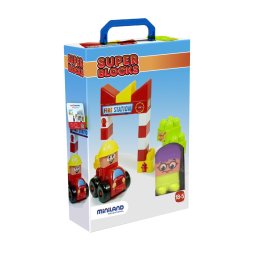 Joc Constructii Tematic Statie Pompieri - Miniland