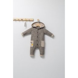 Salopeta pentru bebelusi de iarna king, tongs baby (culoare: maro, marime: 6-9 luni)