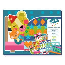 Joc de desenat cu sablon, djeco