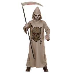 Costum schelet roba gri - 5 - 7 ani / 128 cm
