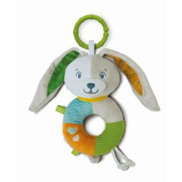 Baby clementoni - zornaitoare de plus iepuras