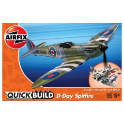 Kit cosntructie Airfix Quick Build Avion D-Day Spitfire