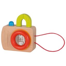 Aparat foto din lemn - material joc de rol pentru copii