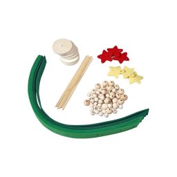 Set de creatie brad din pasla, 6 buc, haba