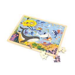 Puzzle viata marina, 48 de piese, viga