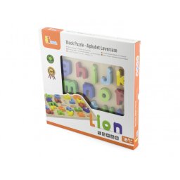 Puzzle 3d litere mici, viga