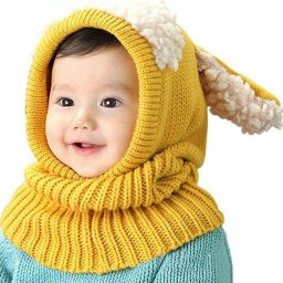 Caciulita mielusel pentru copii de la 2 la 6 ani (culoare: galben)