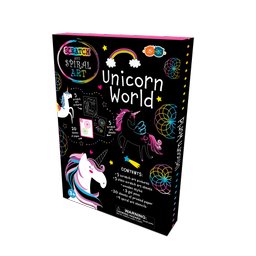 Set Creatie Scratch & Spiral - Lumea Unicornilor