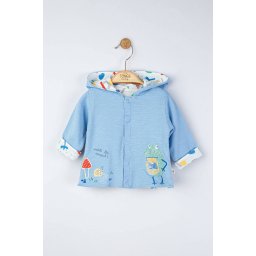 Jacheta subtire pentru copii detective, tongs baby (culoare: albastru, marime: 6-9 luni)