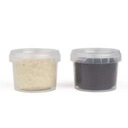 Set plastilina organica, pentru copii, 2 ani+, la tub, 2 culori, moale, nelipicioasa, usor de modelat, grunspecht 680-v2