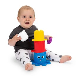 Baby Einstein - Set de pahare senzoriale pentru stivuire si scurgere, "Ocean Explorers Opuss