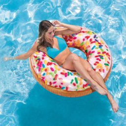 Saltea gonflabila intex sprinkle donut tube 56263np