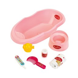 Set de baie cu accesorii pentru papusi Coralie