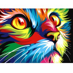 Set creativ cu diamante rotunde Diamond Painting 40x50 cm Toi-Toys TT46684Z