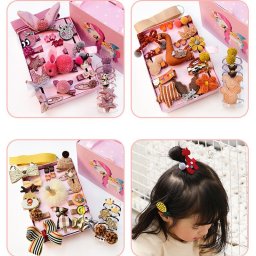 Set de 24 de accesorii pentru par (model: h)