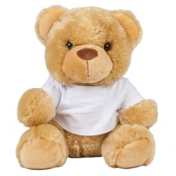 Jucarie din plus Bear in a T-shirt, brown