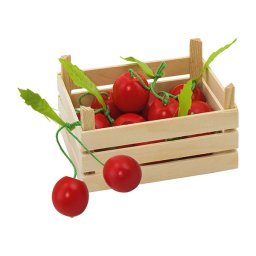 Cirese din lemn in ladita