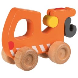 Masina de tractare - jucarie din lemn pentru joc de rol