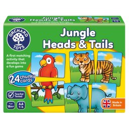 Joc educativ Jungla JUNGLE HEADS & TAILS