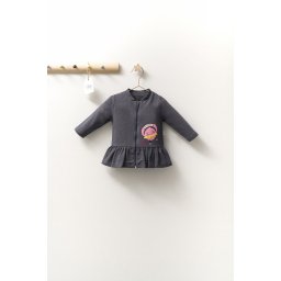 Jacheta subtire pentru copii monster, tongs baby (culoare: gri, marime: 24-36 luni)
