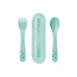 Set tacamuri copii cu suport de depozitare mint