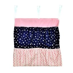 Buzunar organizator patut bebe 60x60 cm deseda bleumarin roz
