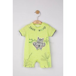 Salopeta de vara pentru bebelusi save the koala, tongs baby (culoare: verde, marime: 6-9 luni)