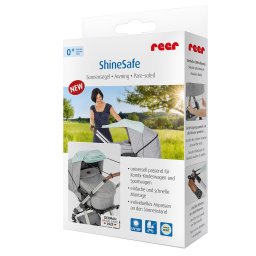 Copertina pentru protectie solara uv 50+, parasolar pentru carucior de copii, model universal, verde menta, reer shinesafe mint 84223