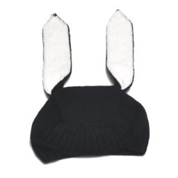 Caciulita iepuras (culoare: negru)