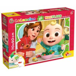Puzzle de colorat maxi - Cocomelon la masa (60 piese)
