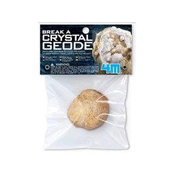 Mini experiment - sparge o geoda (cristal)
