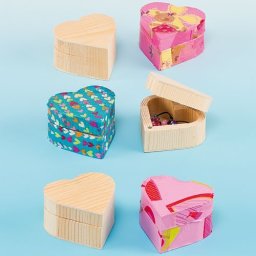 Cutiuta Din Lemn Inimioara - Baker Ross