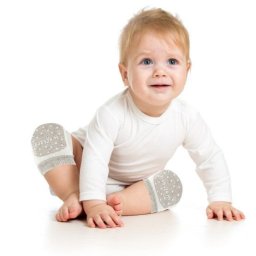 Genunchiere de protectie pentru copii babyjem (culoare: maro)
