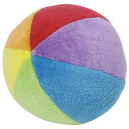 Mingiuta curcubeu - minge zornaitoare din textil