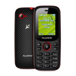 Telefon mobil Allview L802 Dual SIM 2G Bluetooth Radio Negru/Rosu