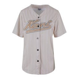 Karl Kani Bluză șamoa / bej deschis / negru / alb