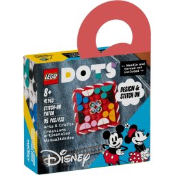 LEGO® DOTS 41963 - Petic de cusut Mickey Mouse si Minnie Mouse