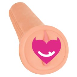 Mistress Emily Dual Density BioSkin Vibrating Pussy Pubic Bone Stroker Vanilla
