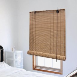 Jaluzea tip rulou, maro, 100 x 220 cm, bambus GartenMobel Dekor